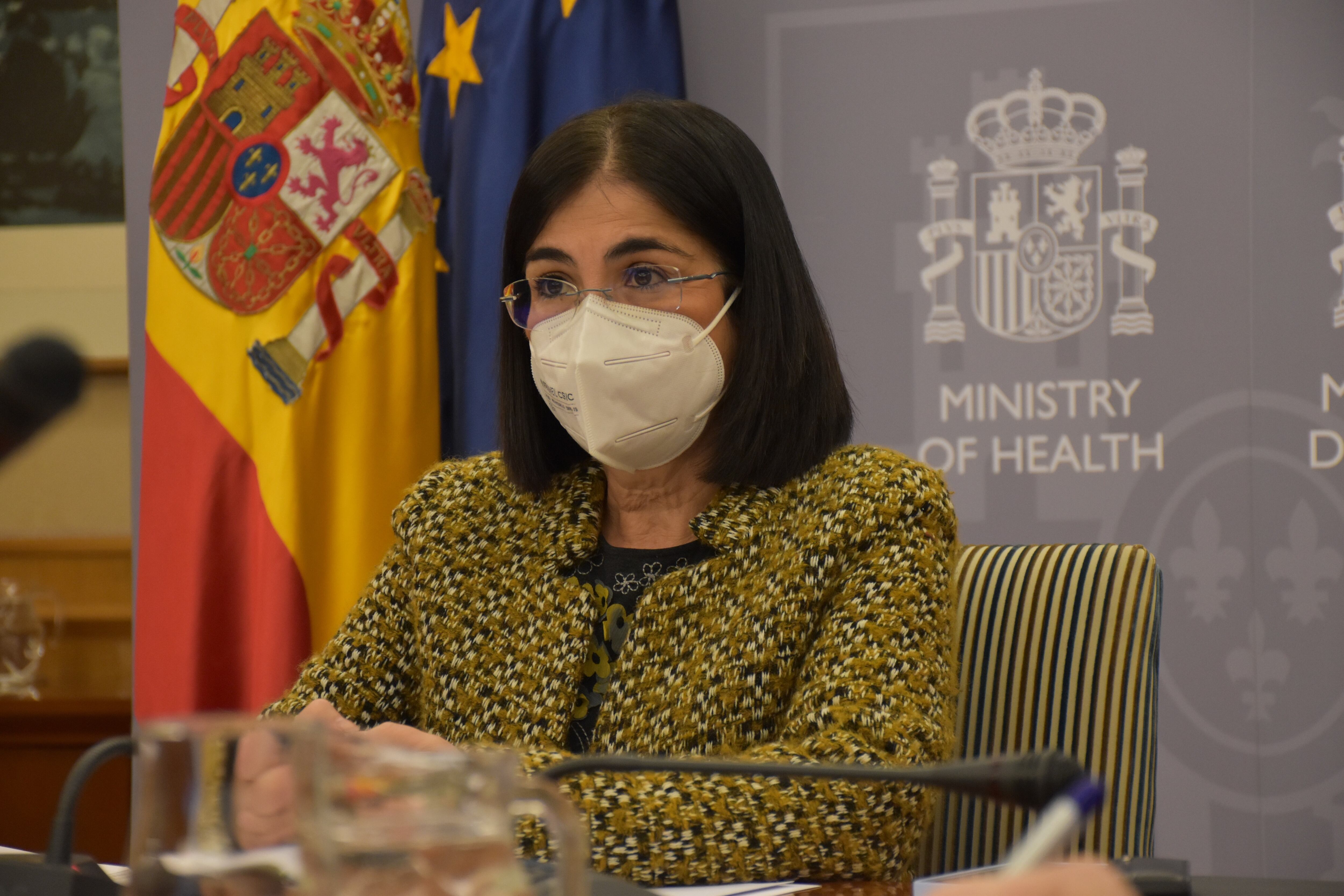 MADRID, 07/02/2022.- La ministra de Sanidad, Carolina Darias, preside una reunión del Consejo Interterritorial del Sistema Nacional de Salud celebrado este lunes en el Ministerio de Sanidad. EFE/ Ministerio de Sanidad SOLO USO EDITORIAL/SOLO DISPONIBLE PARA ILUSTRAR LA NOTICIA QUE ACOMPAÑA (CRÉDITO OBLIGATORIO)
