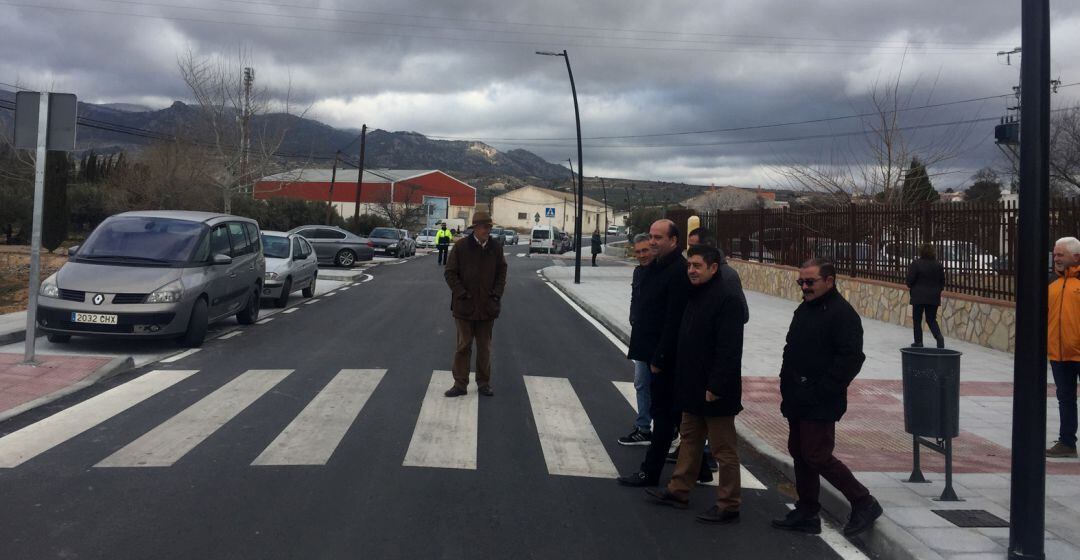 Acceso a Pozo Alcón tras la actuación de la Diputación de Jaén.