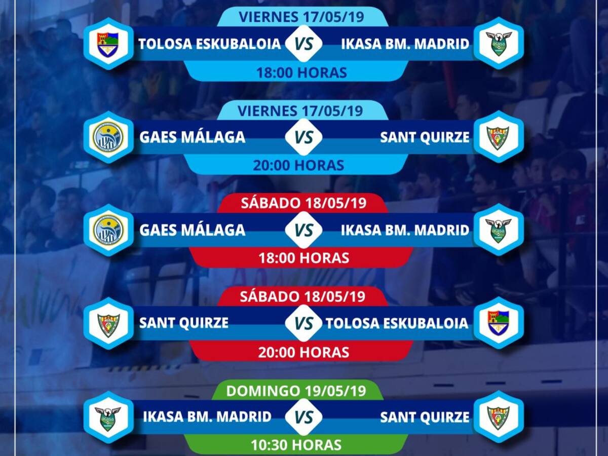 El Gaes Málaga abrirá la fase de ascenso ante el Sant Quirze de Barcelona