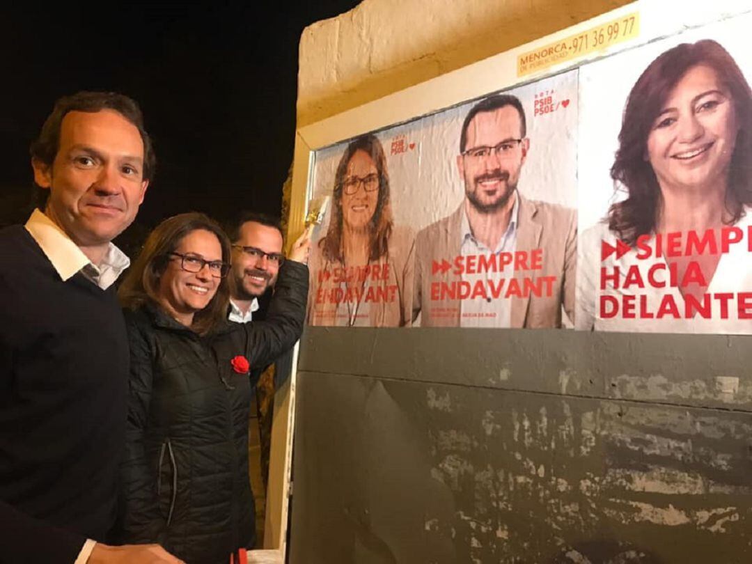 Marc Pons, Susana Mora y Héctor Pons