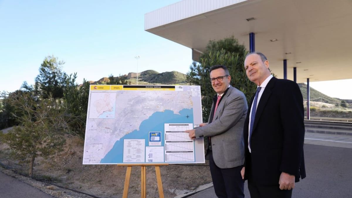 La rebaja de precio en la autopista Cartagena-Vera puede llegar al 45%
