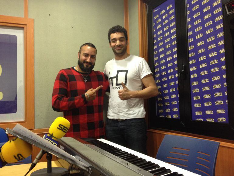 Fran Cortés y el maestro Manuel Cabello