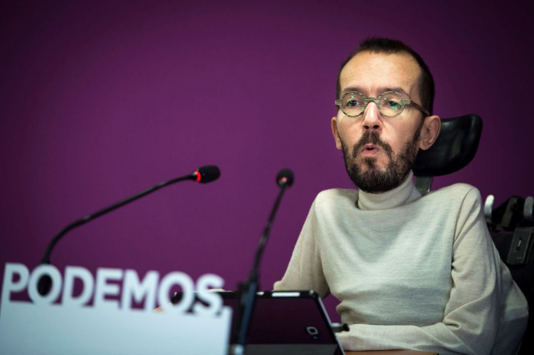  El secretario de Organización de Podemos, Pablo Echenique 