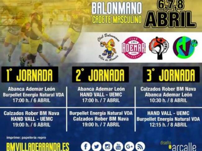 El cartel del Sector Territorial Cadete que se disputa en Aranda de Duero.