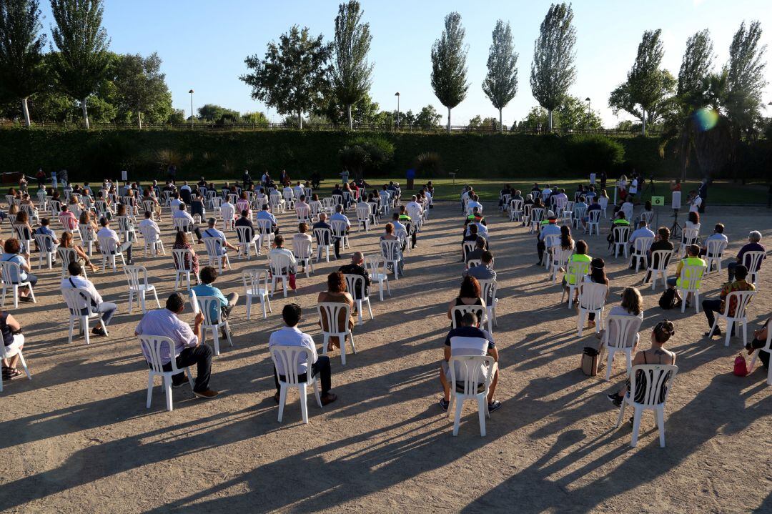 Imatge de l&#039;acte celebrat aquest diumenge 5 de juliol al vespre a Tarragona