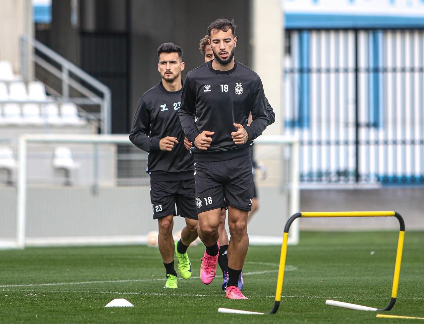 Un entreno de la Balona