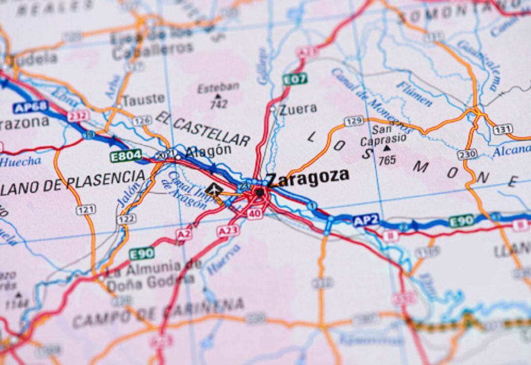 Mapa de Aragón