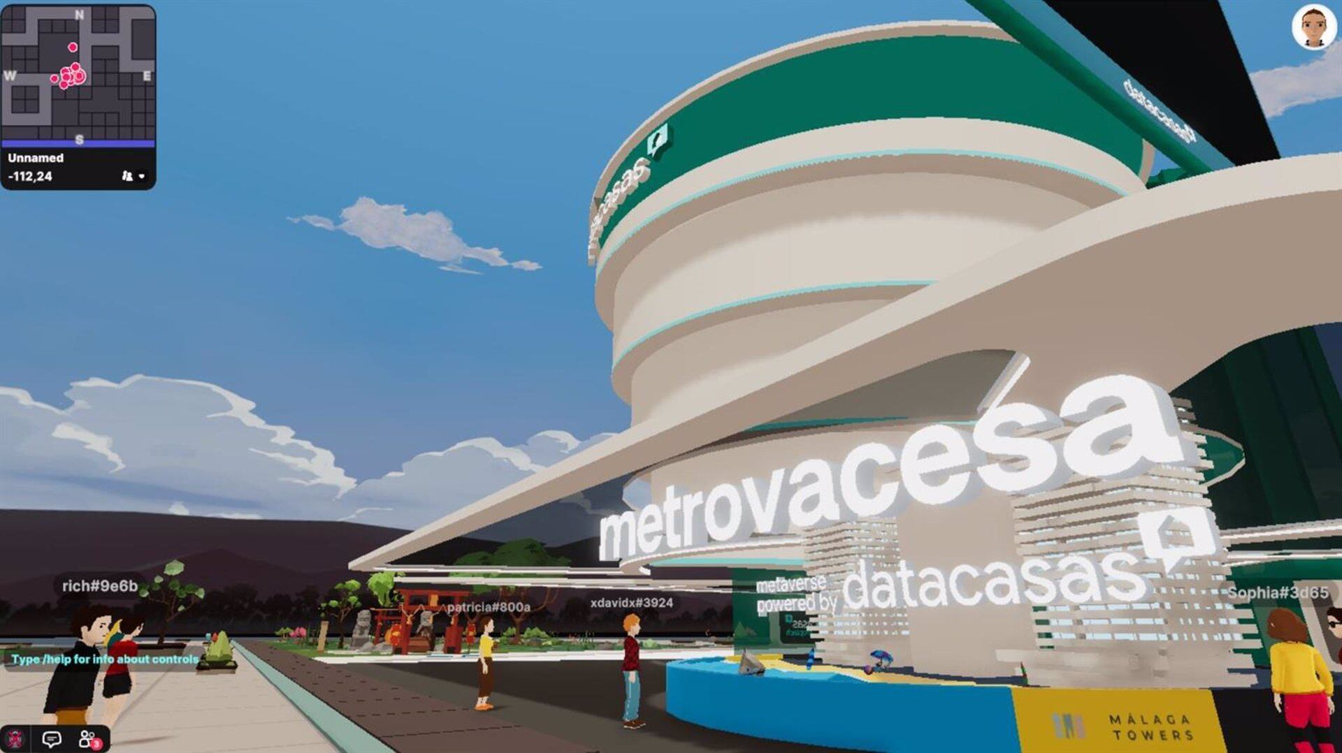 Pisos de Metrovacesa en su metaverso