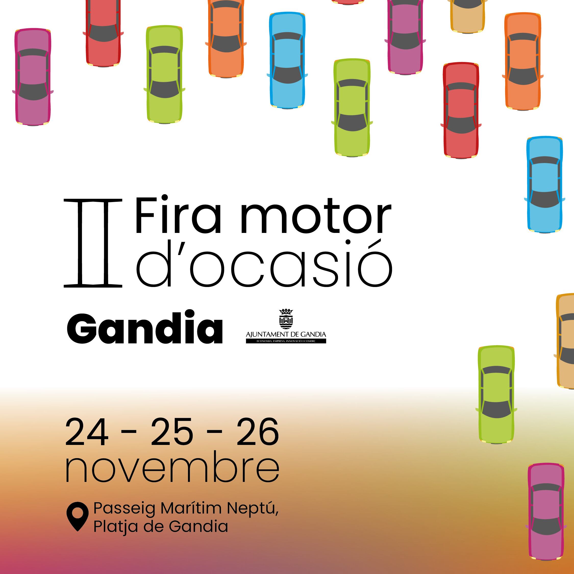 Cartel anunciador de la Feria de Ocasión de Gandia.