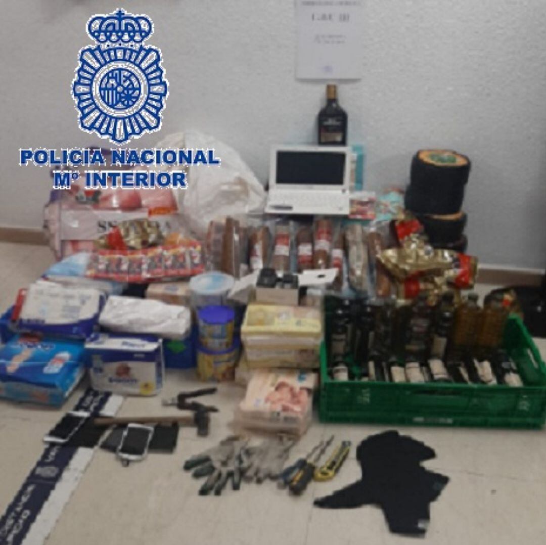 Parque del material recuperado