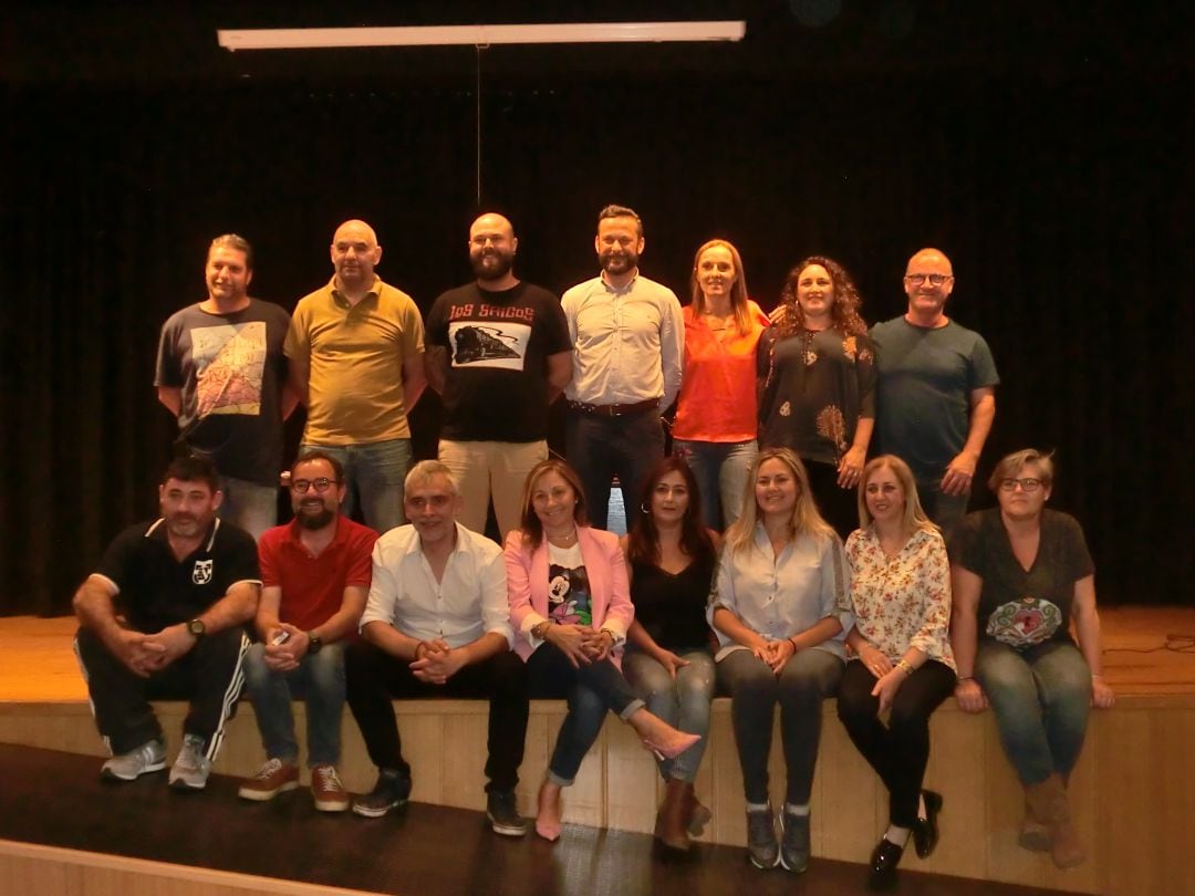 Momento de la elección del nuevo presidente, Jaime Ferrer, y su junta directiva.