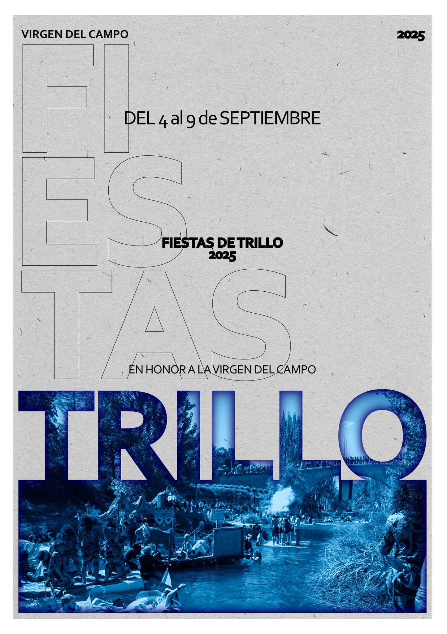 Cartel de las Fiestas de Trillo 2025