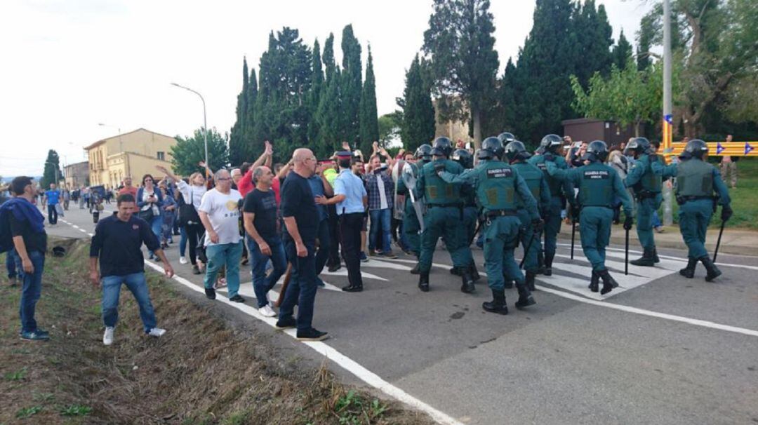 La càrrega policial de l&#039;1-O a la Tallada d&#039;Empordà