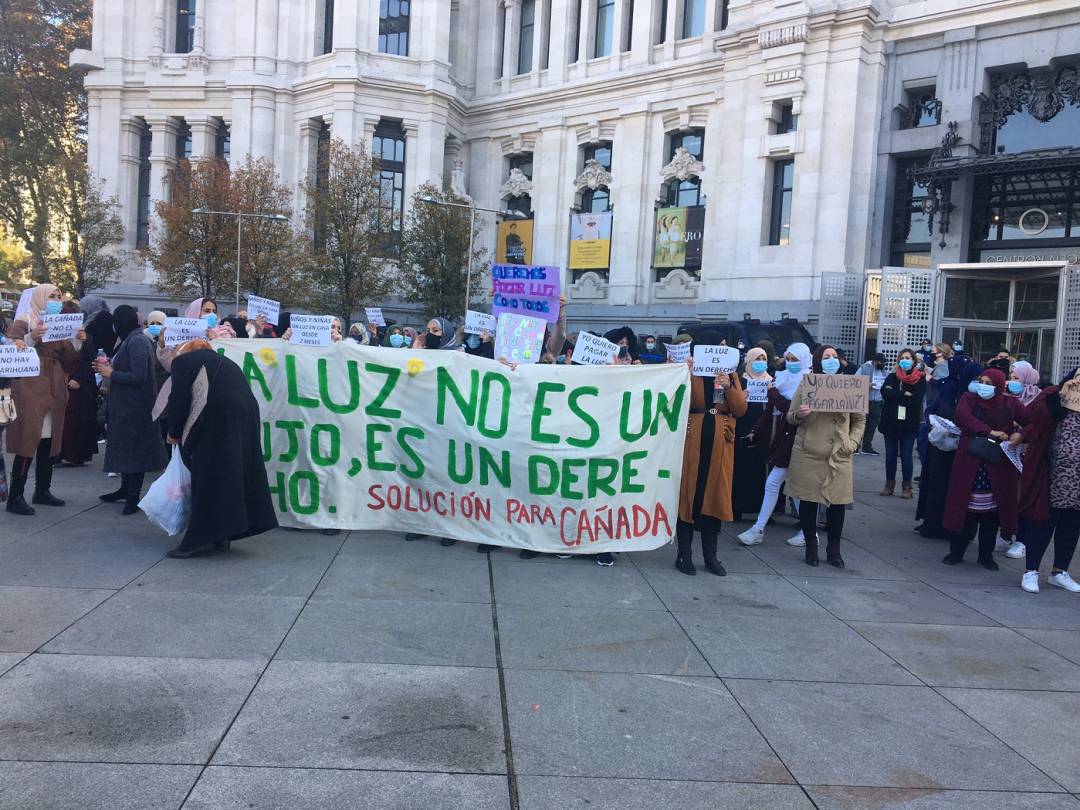 Una imagen de la concentración