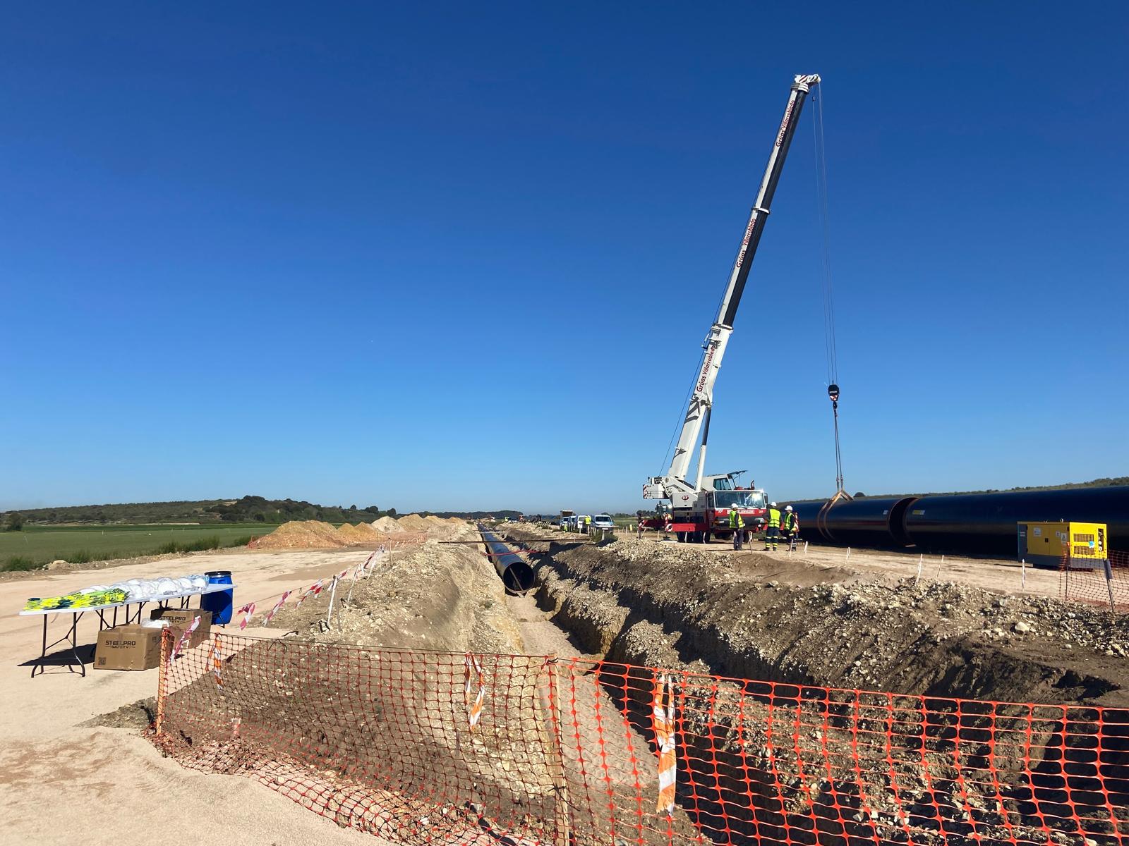 En estos momentos siguen avanzando las obras