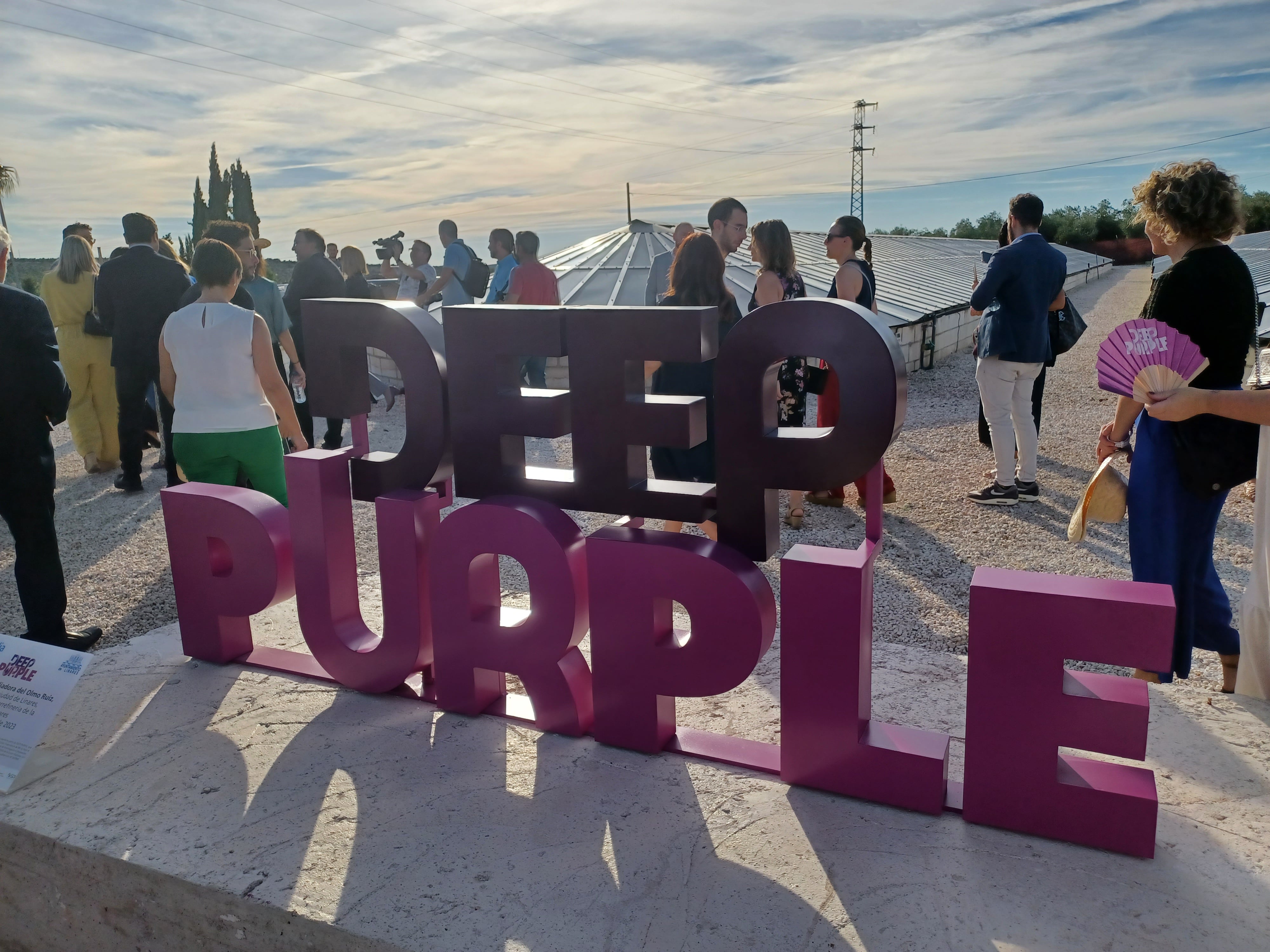 Planta &quot;Deep Purple&quot; ubicada en la EDAR de Linares.