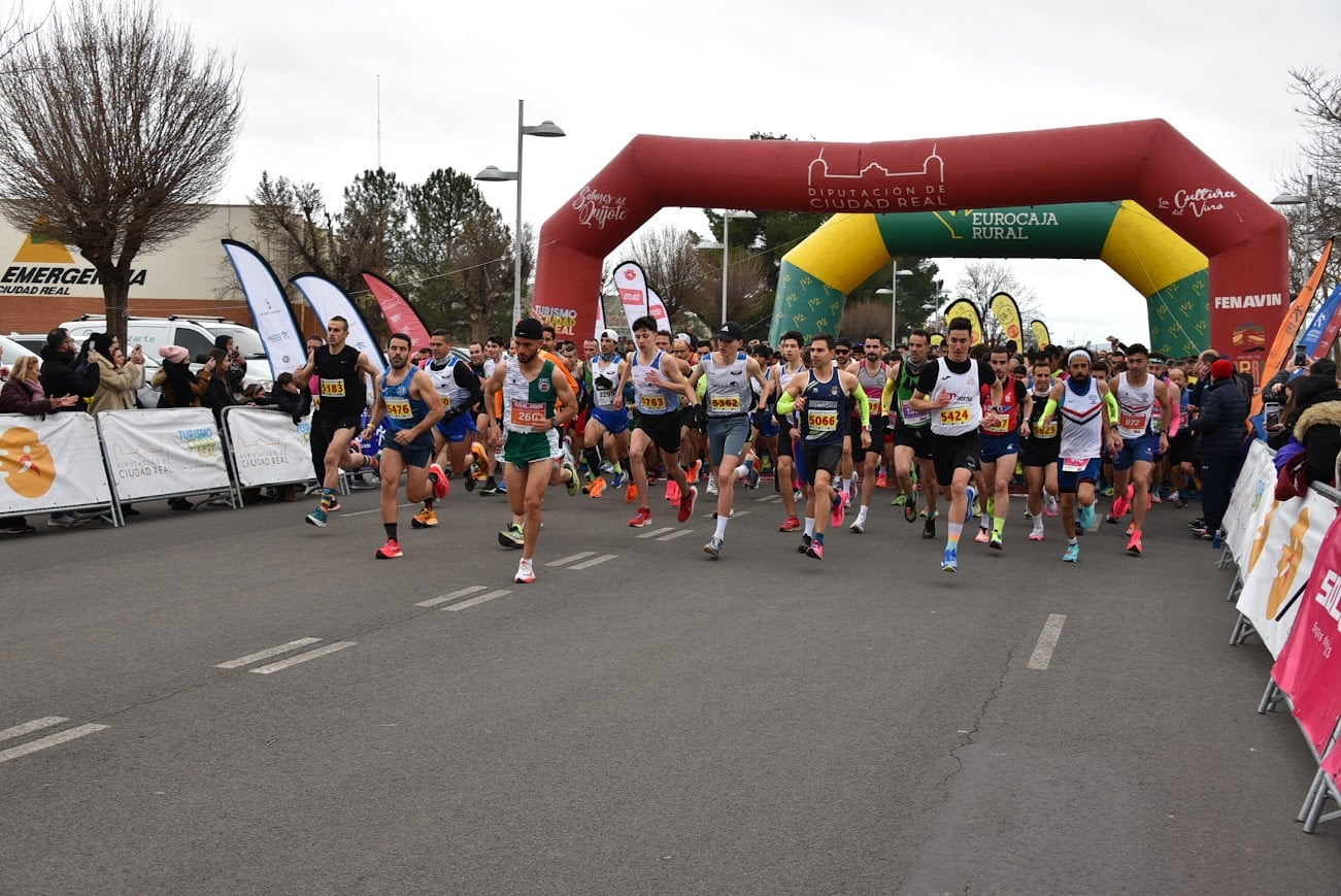 Fotografía de archivo de la Media Maratón de Valdepeñas