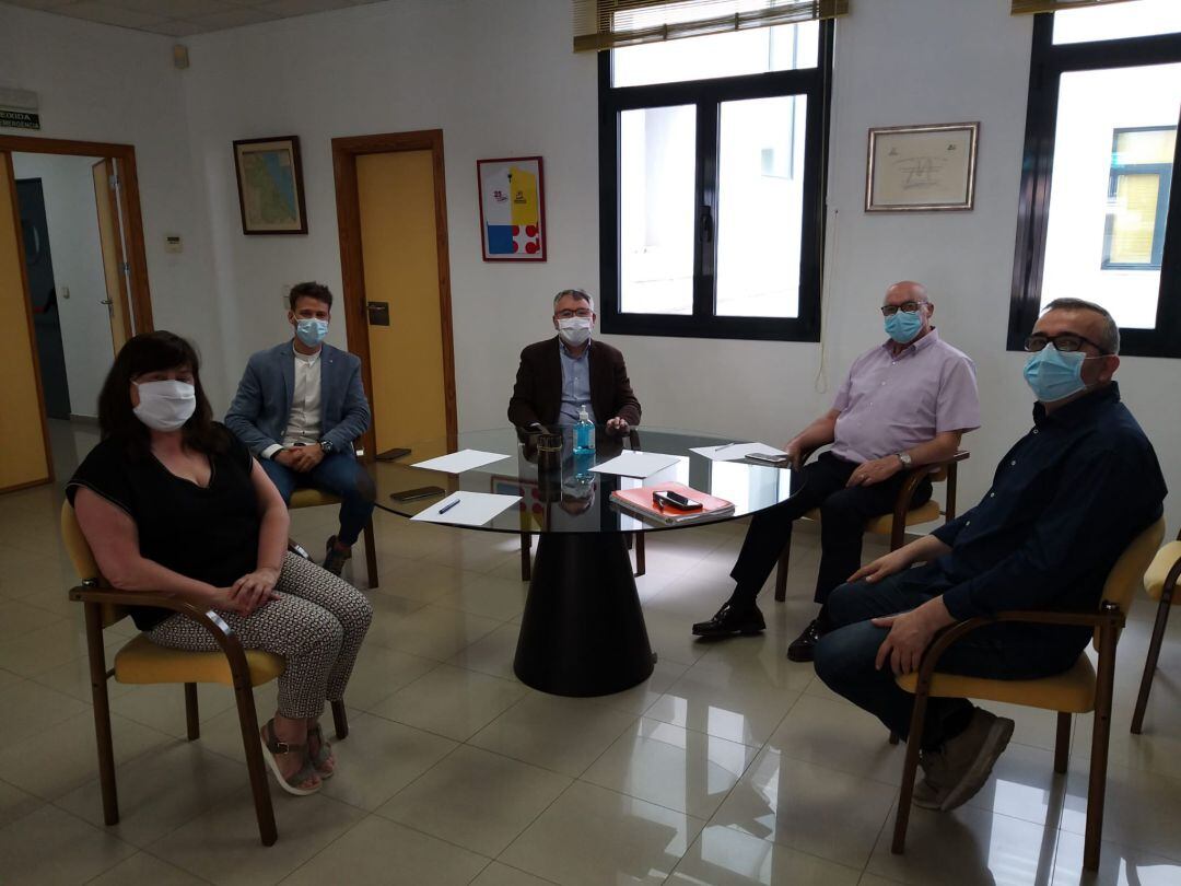 Reunión entre Faes y la Mancomunitat de Municipis de la Safor