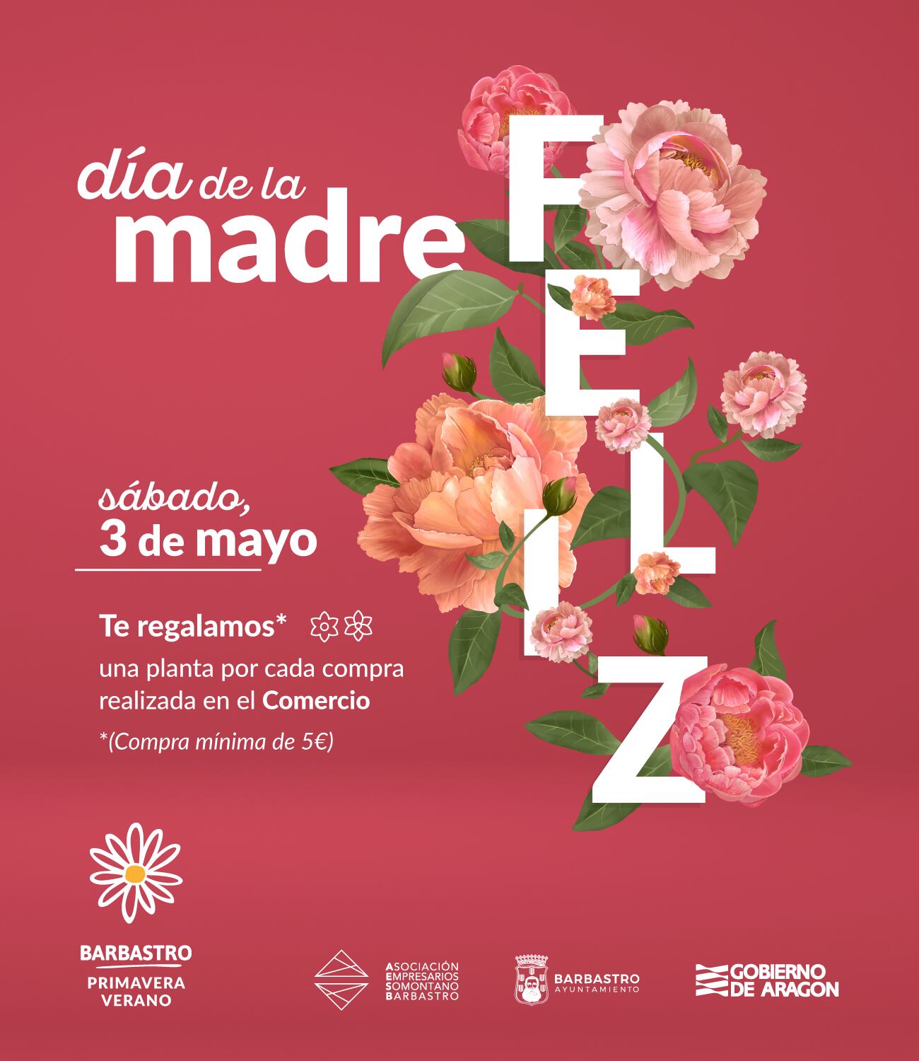 Cartel de la campaña del comercio de Barbastro