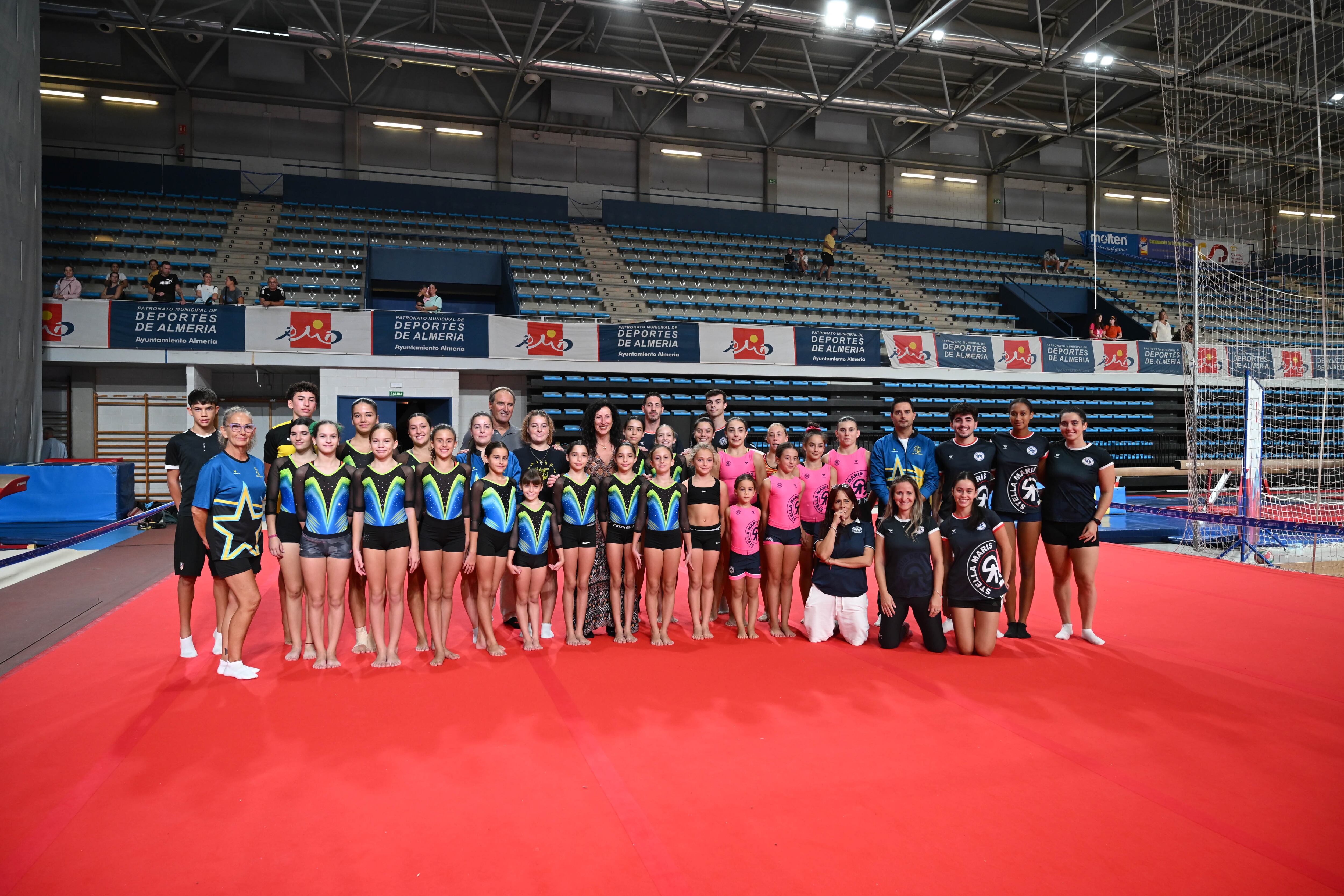 El Ayuntamiento mejora el equipamiento de gimnasia en el Palacio de los Juegos con un nuevo tapiz, foso y plataforma de salto de competición.