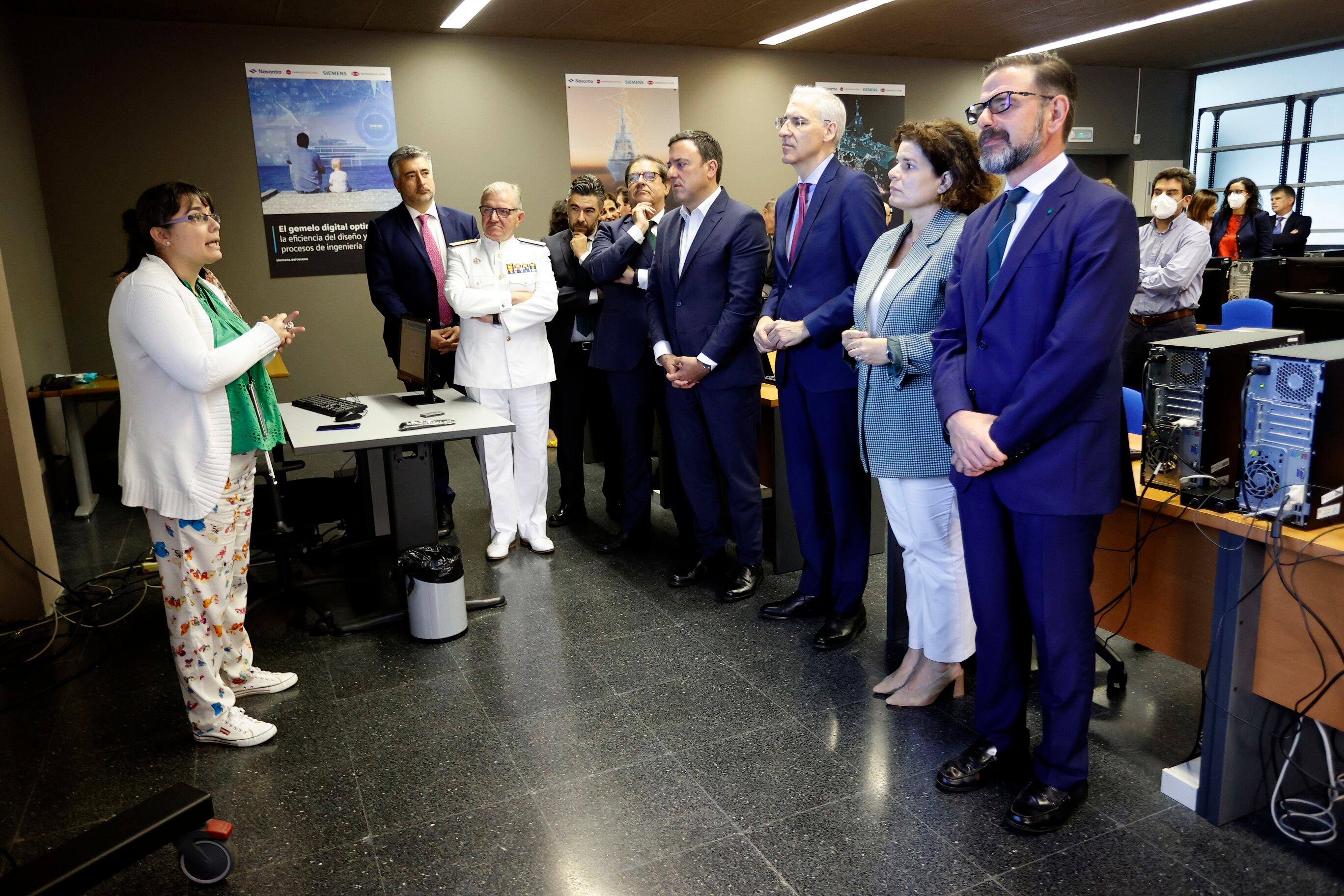 Representantes de Xunta, Gobierno central, Concello, Siemens, Deputación y Navantia han conocido las instalaciones