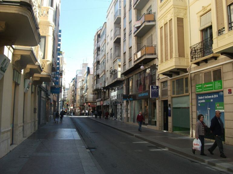 Comercios en la calle Corredora