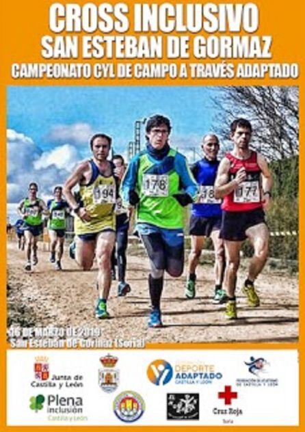 Cartel promocional del Campeonato de Castilla y León de Cross Adaptado.