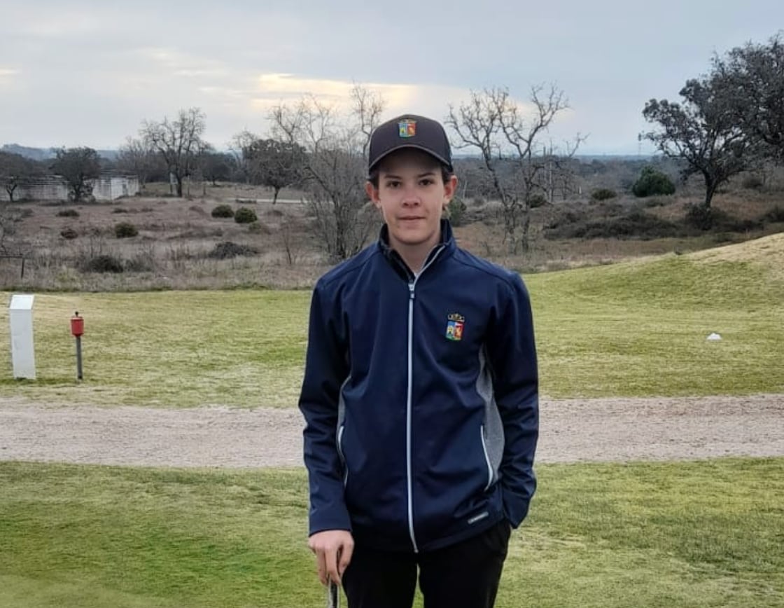 Miguel López, jugador del Club de Golf Soria.