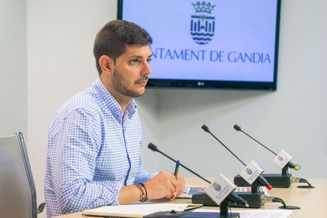 José Manuel Prieto, responsable de Escena urbana y Política festiva,en el Ajuntament de Gandia.