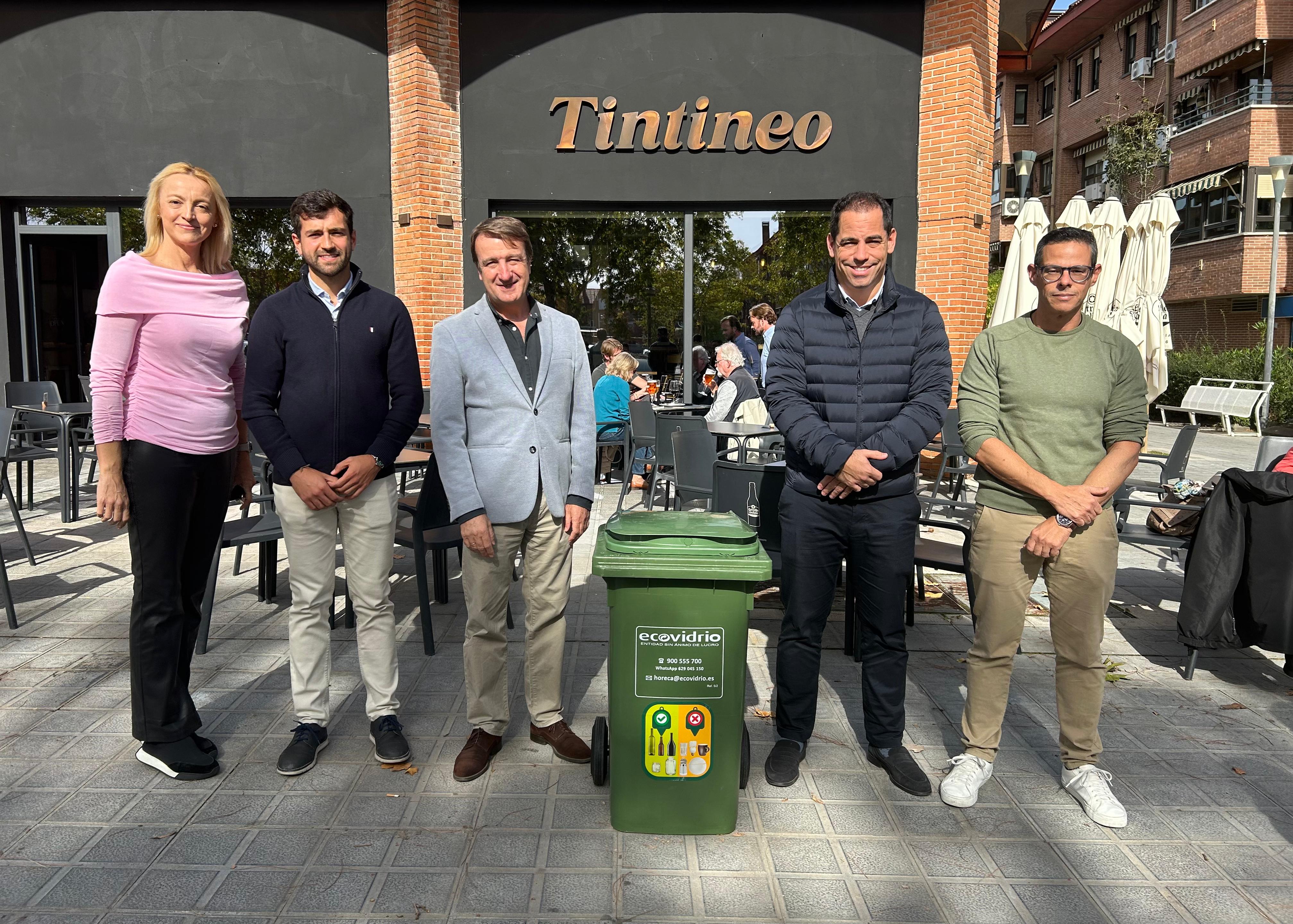 Ecovidrio entregará cubos de basura gratuitos a los hosteleros de Tres Cantos