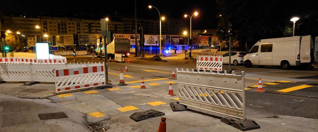 Preparativos para el corte del túnel