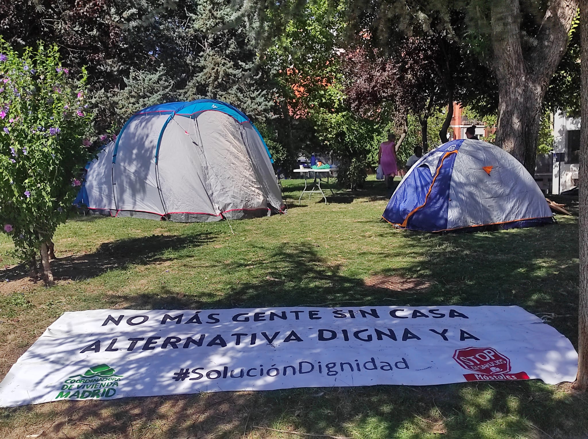 Los afectados por el desalojo de &quot;La Dignidad&quot; solicitan alternativa habitacional.