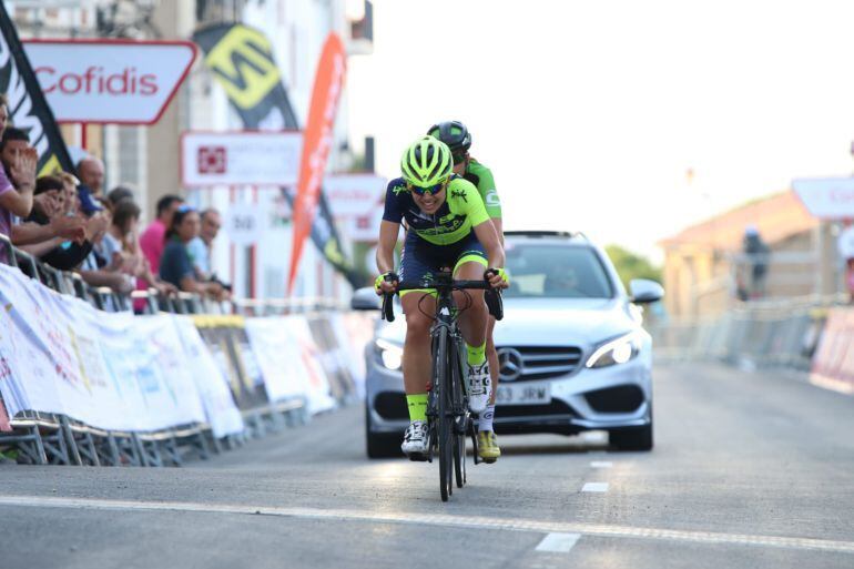 Sara Martín entre en la meta de Culla (Castellón) logrando la medalla de bronce Sub-23