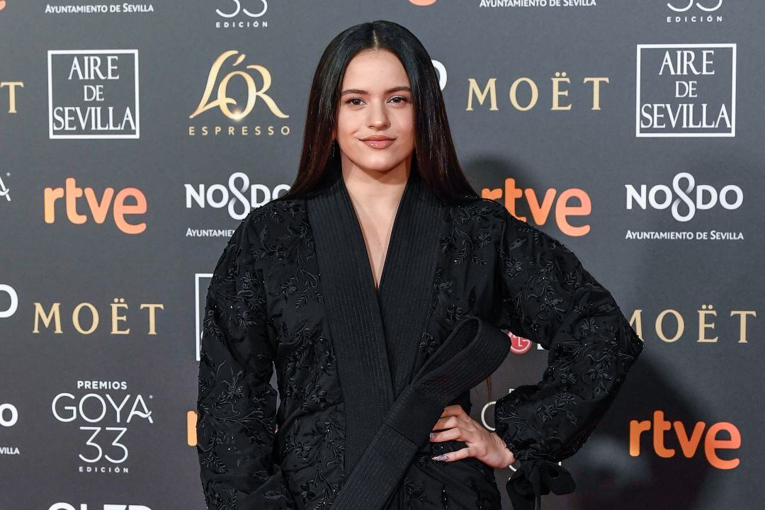 La cantante Rosalía durante la gala de los premios Goya en Sevilla