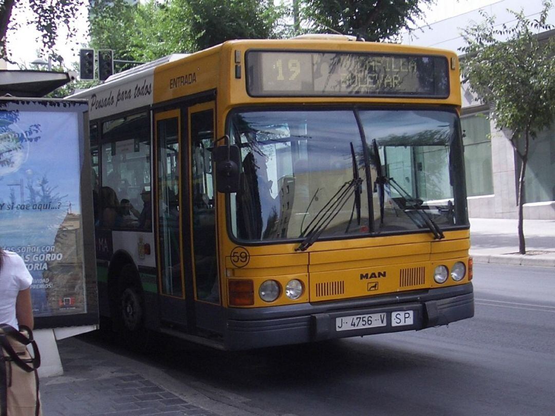 Autobús urbano de Jaén.