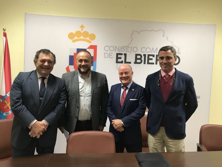 Reunión en el Consejo Comarcal