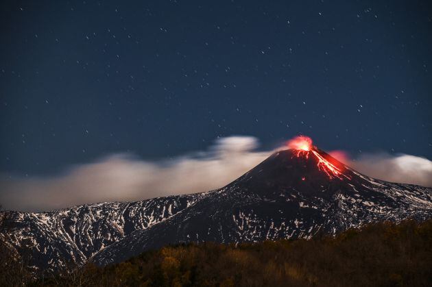 El volcán Etna.