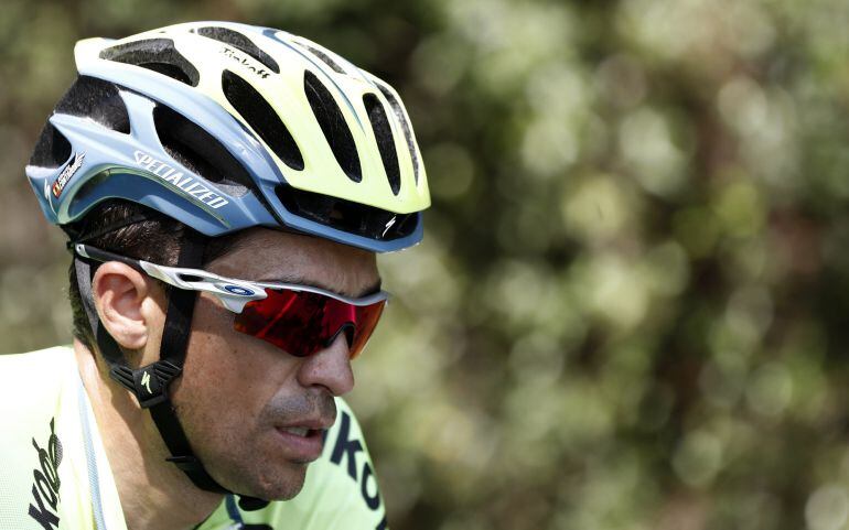 Primer plano de Alberto Contador