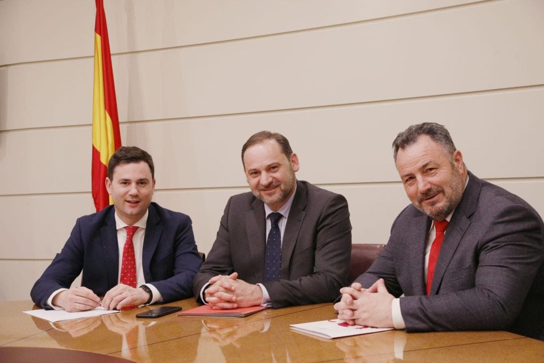 El ministro Ábalos se ha reunido esta tarde con Javier Cendón y Eduardo Morán 