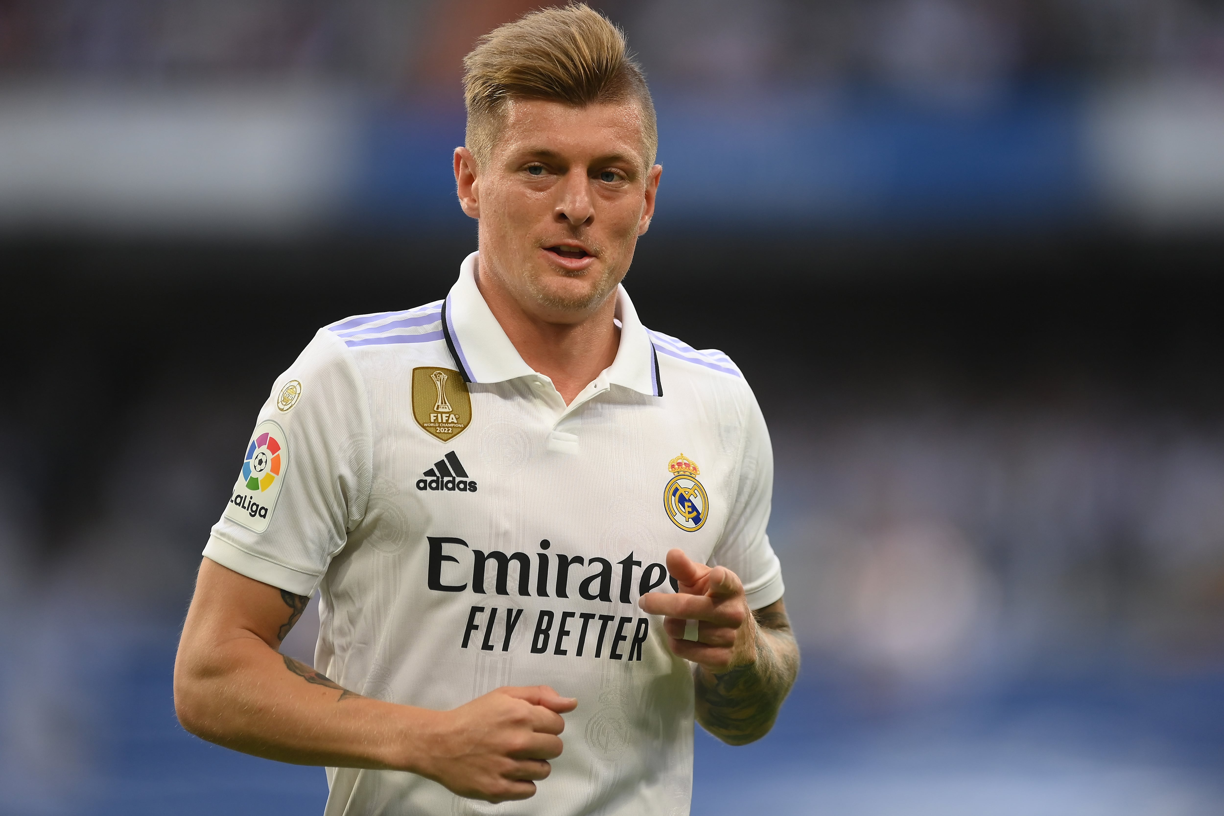 Toni Kroos durante el partido de LaLiga frente al Athletic Club