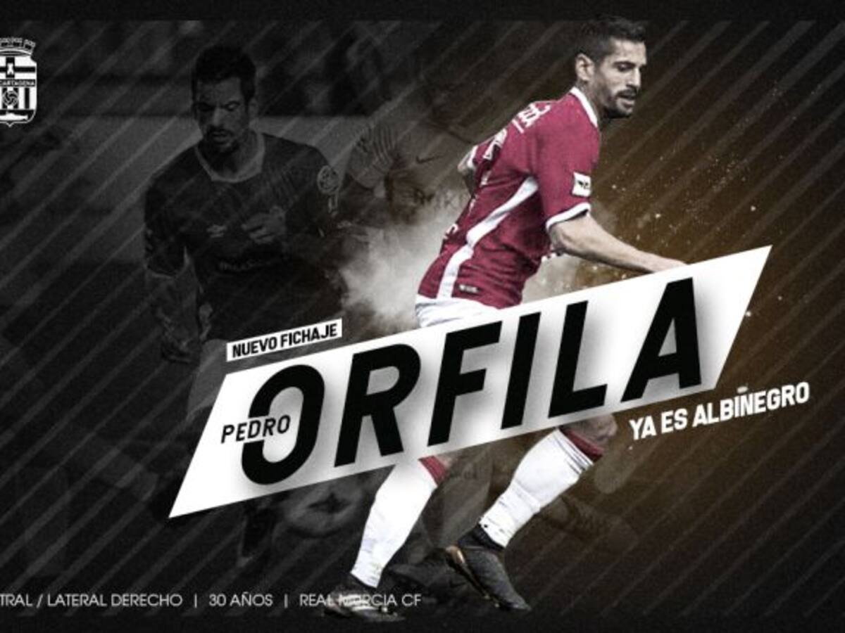 Pedro Orfila nuevo fichaje del F.C Cartagena