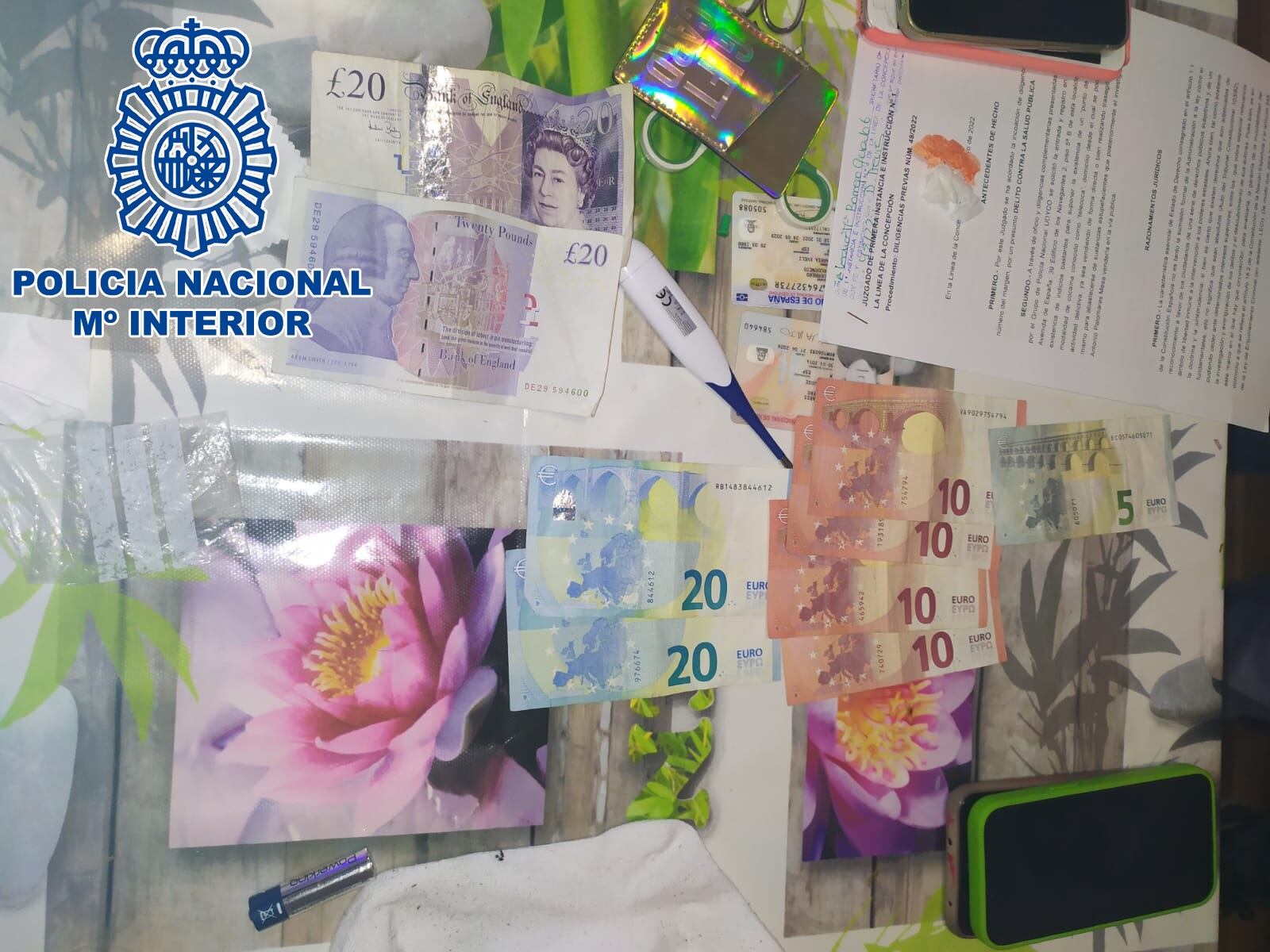 Alijo incautado por la Policía