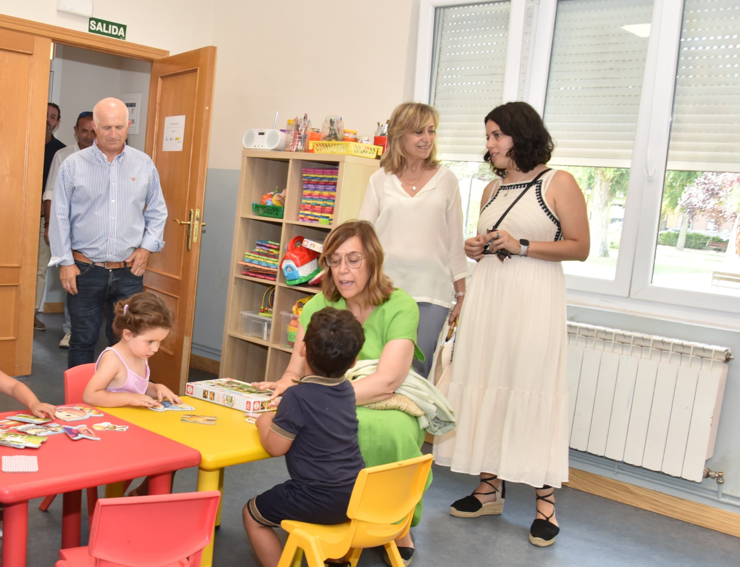 Visita institucional de la presidenta de la Diputación de Palencia a Baltanás