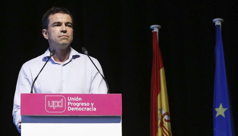 El nuevo líder de UPyD en un acto del partido.