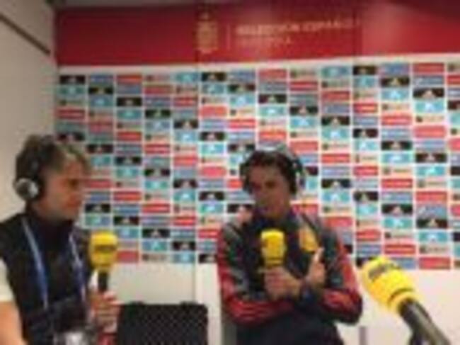 Fernando Hierro, durante la entrevista en El Larguero