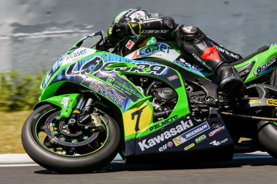 Max Sheib durante los entrenamientos oficiales del sábado