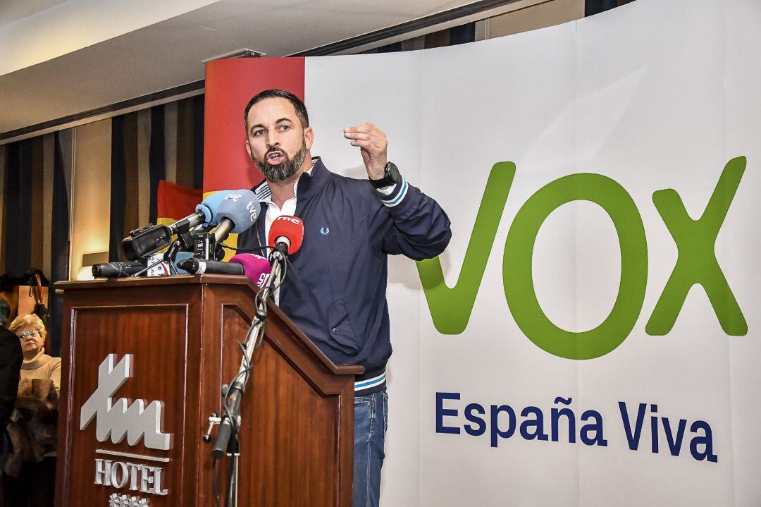 Santiago Abascal participa en un acto en Cuenca el pasado viernes