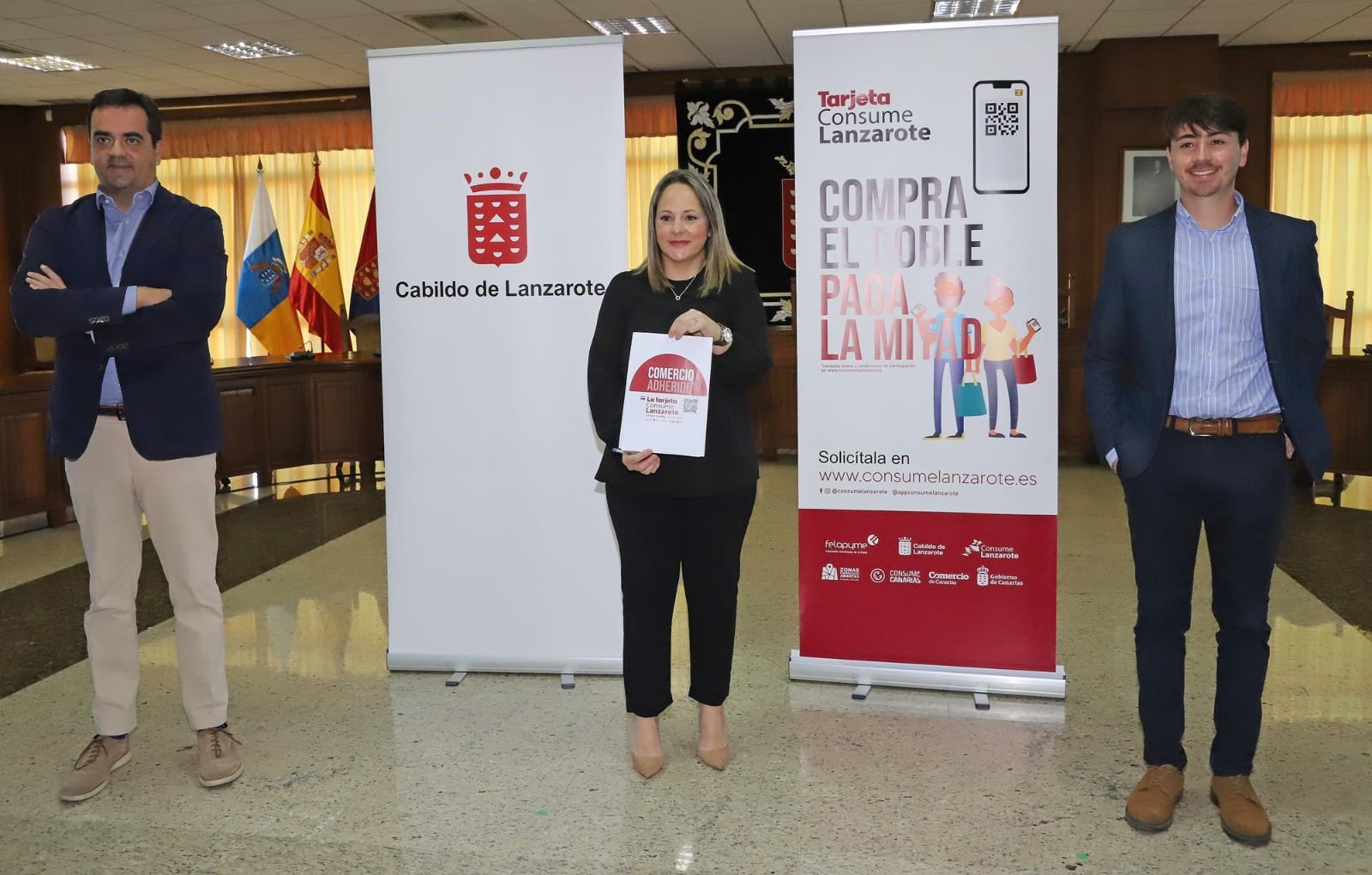 Presentación de la campaña en el Cabildo de Lanzarote.