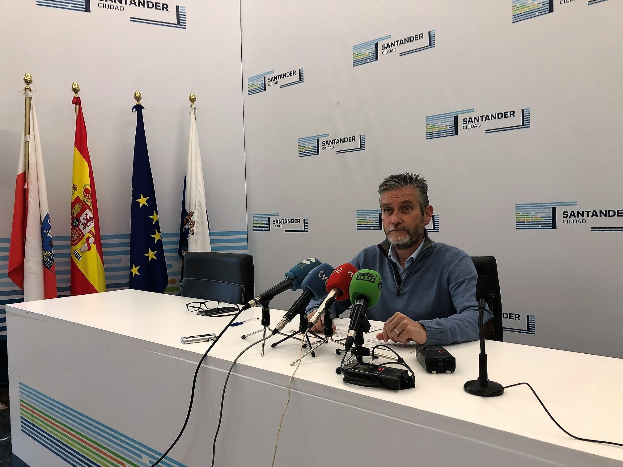 El portavoz municipal en Santander, Javier Ceruti.