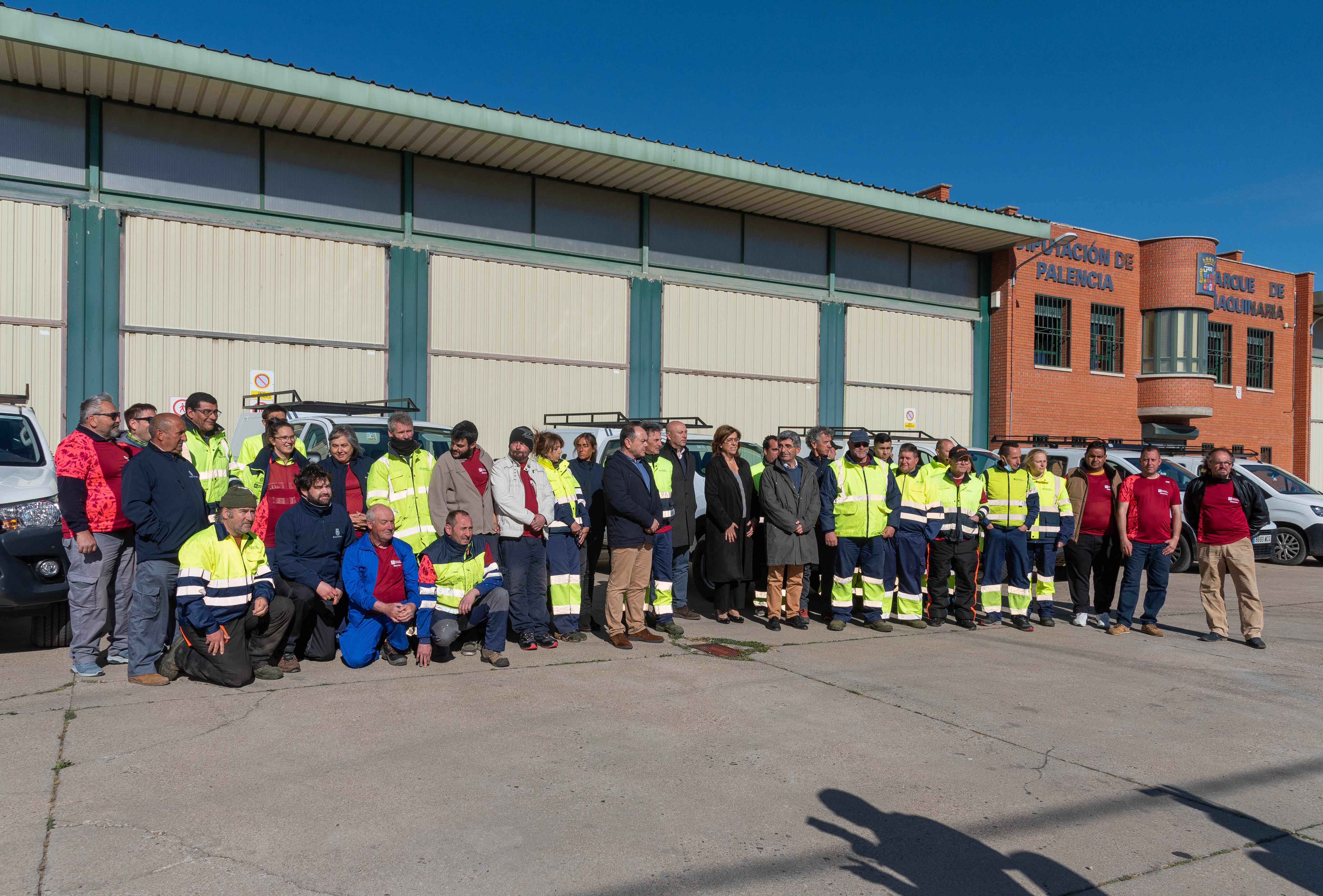 Visita de la presidenta de la Diputación